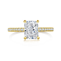[Polaidi Jewelry ]2.0 Carat Dazzling Sparkling Radiant Cut Party Ring