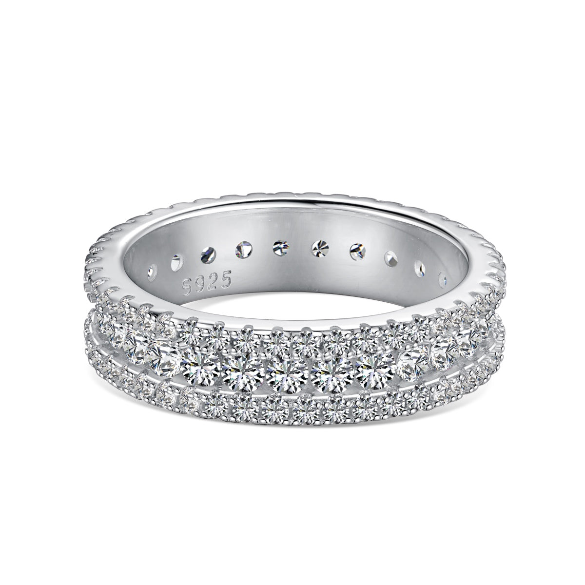 [Polaidi Jewelry]Delicate Colorful Round Cut Daily Ring