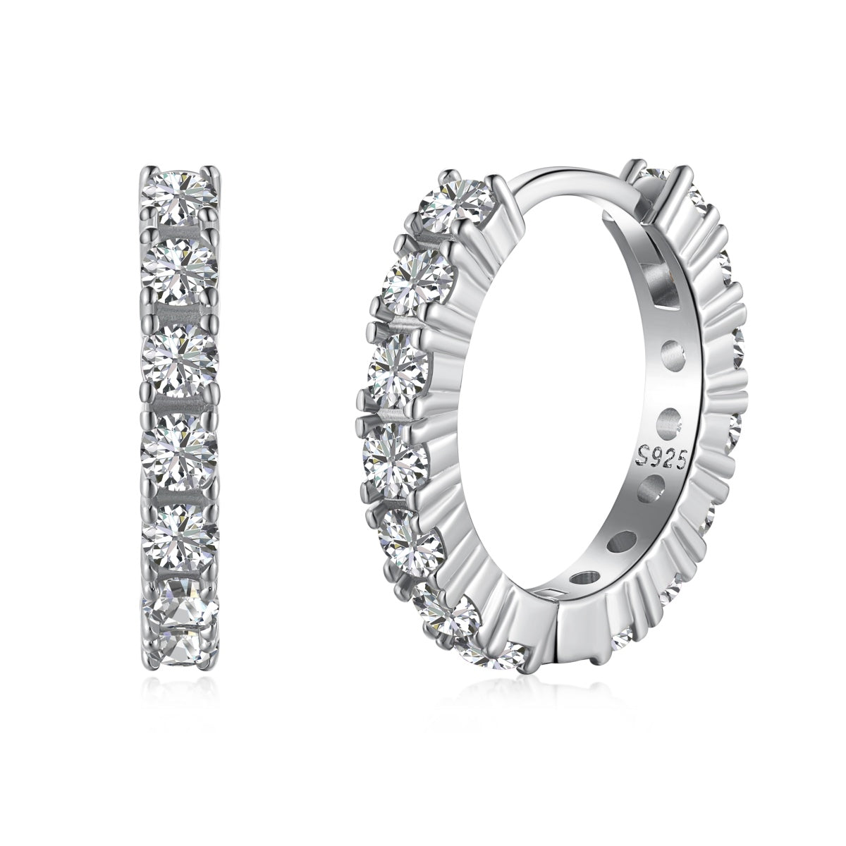 [Polaidi Jewelry]Radiant Colorful Round Cut Earrings