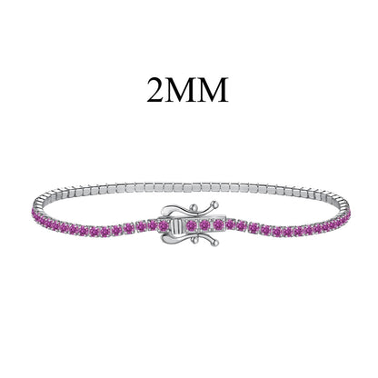 [Polaidi Jewelry]Radiant Colorful Round Cut Party Bracelet
