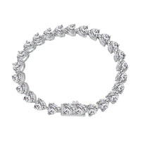 [Polaidi Jewelry ]0.75 Carat Elegant Romantic Heart Shape Lover Bracelet