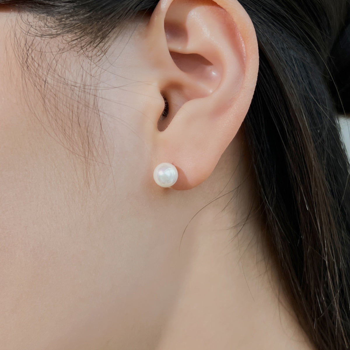 [Polaidi Jewelry]Delicate Pearl Earrings