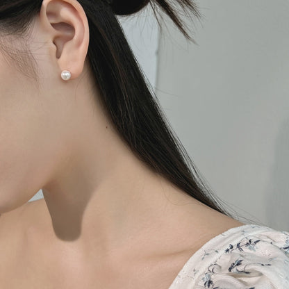 [Polaidi Jewelry]Delicate Pearl Earrings