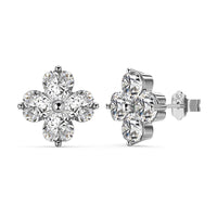 [Polaidi Jewelry ]Four-Leaf Clover Ball Earrings