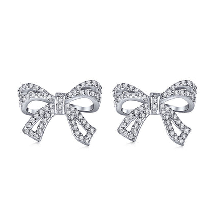 [Polaidi Jewelry]Dainty Bow Shape Earrings
