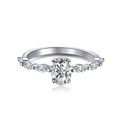 [Polaidi Jewelry]0.75 Carat Luxurious Vibrant Elongated Cushion Cut Daily Ring