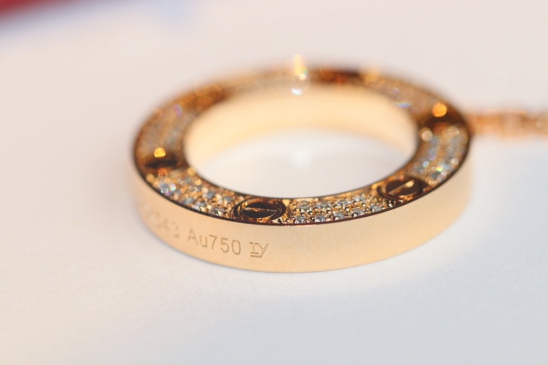 [：Polaidi Jewelry]LOVE NECKLACE ADJUSTABLE ROSE GOLD