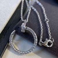 [Polaidi Jewelry ]JUSTE NECKLACE SILVER DIAMONDS