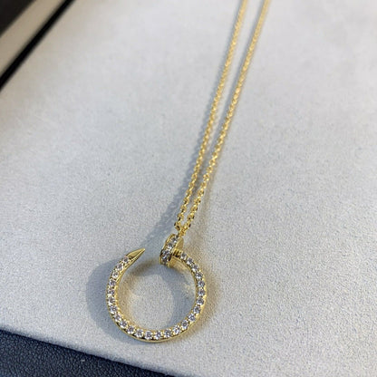 [：Polaidi Jewelry]JUSTE NECKLACE GOLD DIAMONDS