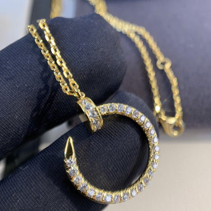 [Polaidi Jewelry]JUSTE NECKLACE GOLD DIAMONDS