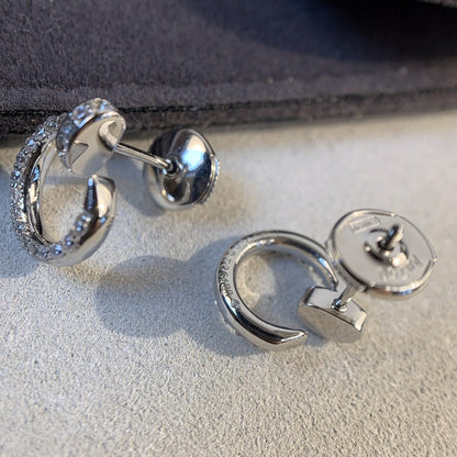 [Polaidi Jewelry]JUSTE EARRINGS SILVER DIAMONDS