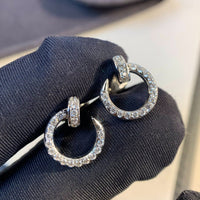 [Polaidi Jewelry ]JUSTE EARRINGS SILVER DIAMONDS