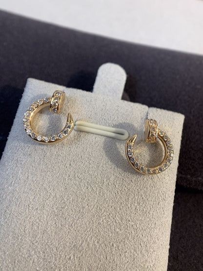 [Polaidi Jewelry]JUSTE EARRINGS GOLD DIAMONDS