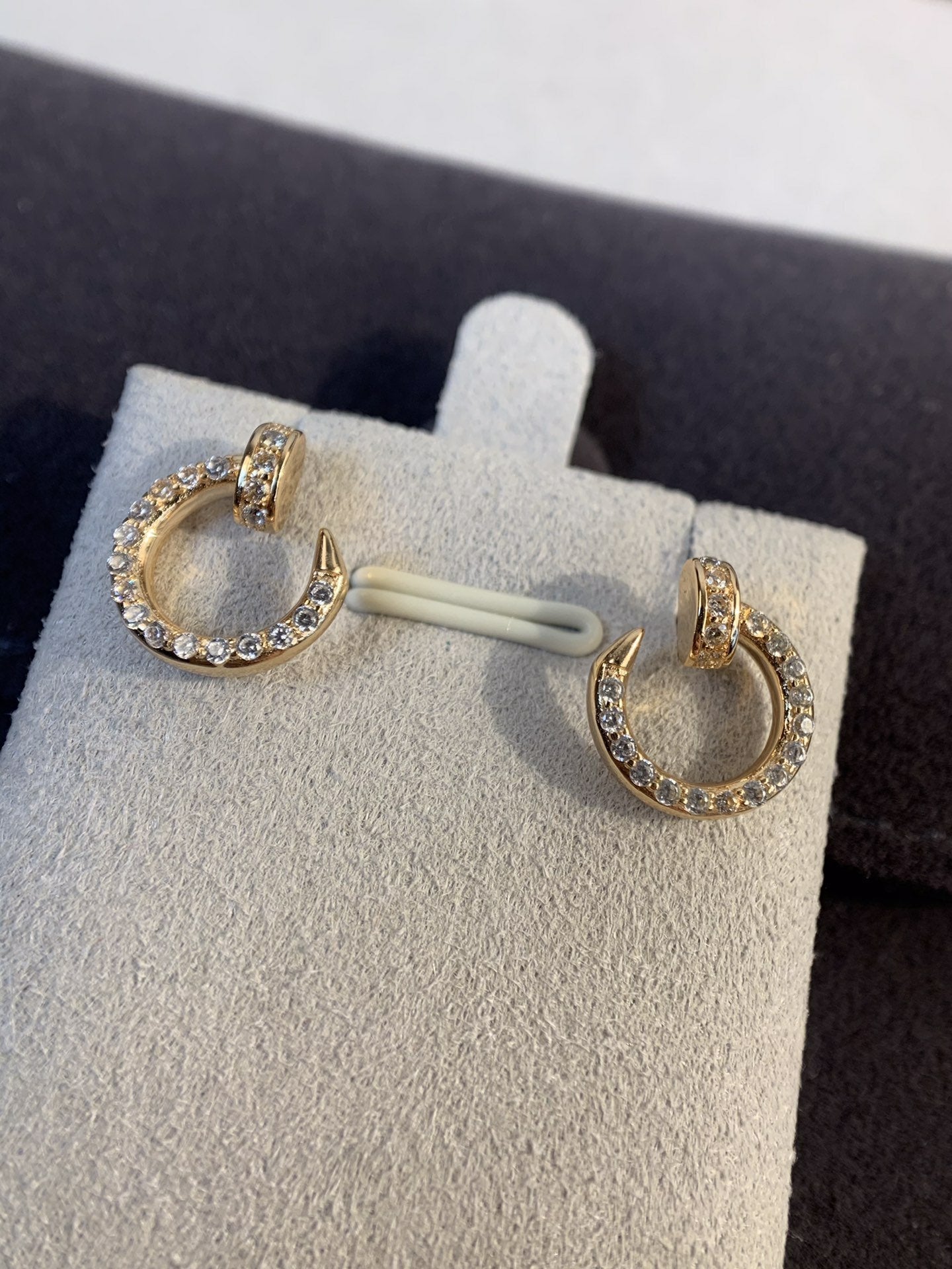 [：Polaidi Jewelry]JUSTE EARRINGS GOLD DIAMONDS