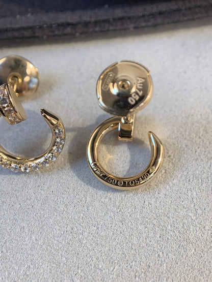 [：Polaidi Jewelry]JUSTE EARRINGS GOLD DIAMONDS