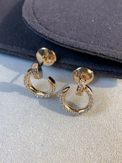 [：Polaidi Jewelry]JUSTE EARRINGS GOLD DIAMONDS