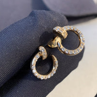 [Polaidi Jewelry ]JUSTE EARRINGS GOLD DIAMONDS