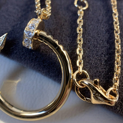 [Polaidi Jewelry]JUSTE NECKLACE PINK GOLD