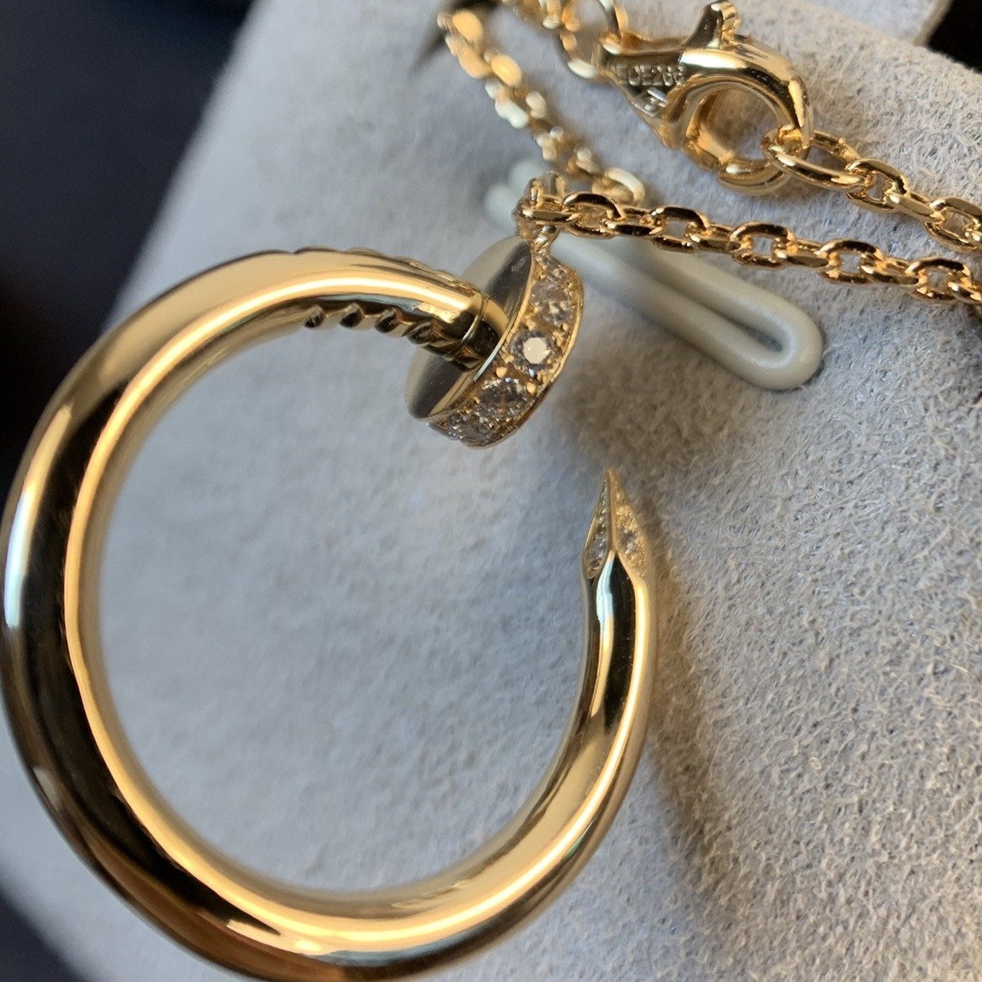 [：Polaidi Jewelry]JUSTE NECKLACE PINK GOLD