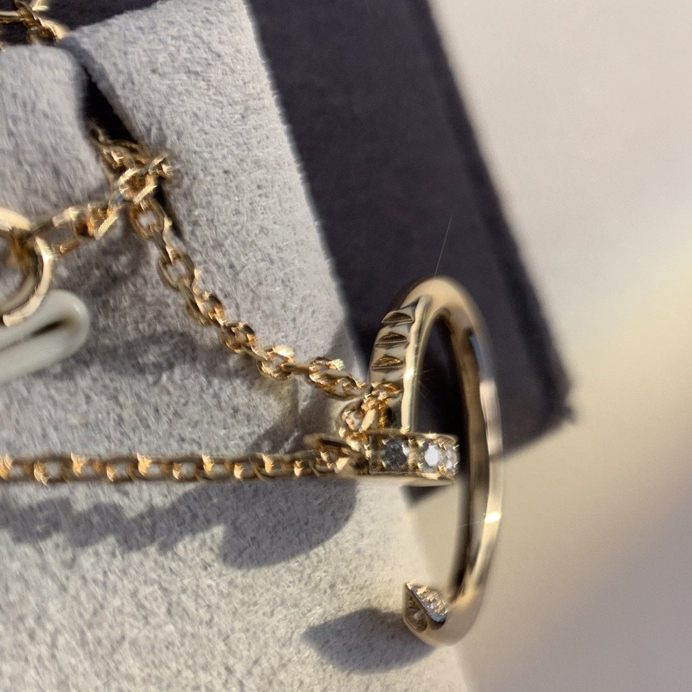 [Polaidi Jewelry]JUSTE NECKLACE PINK GOLD