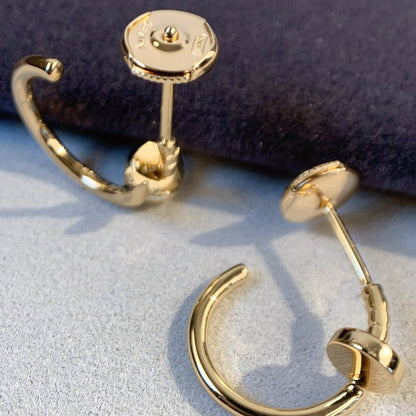 [：Polaidi Jewelry]JUSTE EARRINGS PINK GOLD