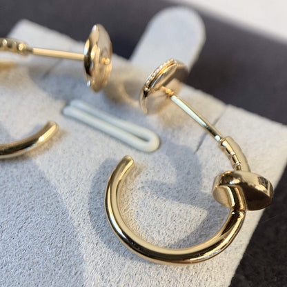 [：Polaidi Jewelry]JUSTE EARRINGS PINK GOLD
