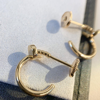[：Polaidi Jewelry]JUSTE EARRINGS PINK GOLD