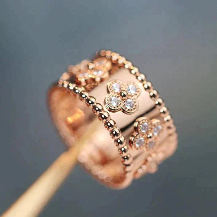 [：Polaidi Jewelry]CLOVER KALEIDOSCOPE RING 10MM