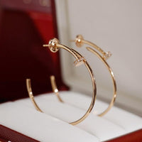 [Polaidi Jewelry ]JUSTE EARRINGS DIAMONDS 1.8MM