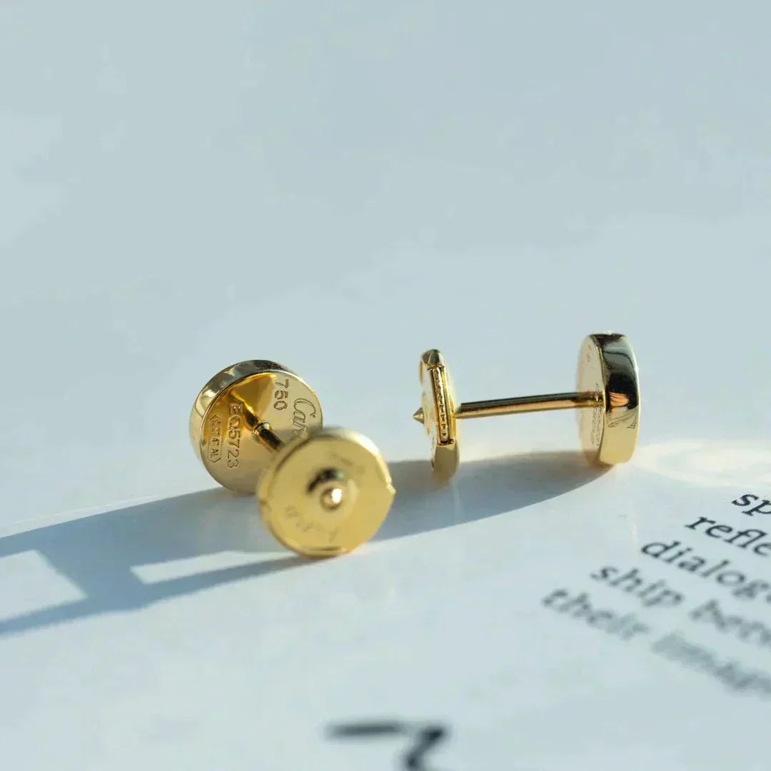 [：Polaidi Jewelry]LOVE EARRINGS GOLD 10MM