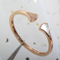 [Polaidi Jewelry ]DREAM BRACELET OPEN PINK GOLD MOP DIAMOND