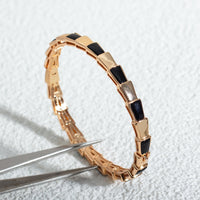 [Polaidi Jewelry ]SERPENTI BRACELET PINK GOLD ONYX