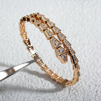 [Polaidi Jewelry ]SERPENTI BRACELET 6.8MM PINK GOLD DIAMOND
