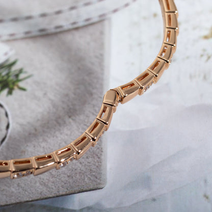 [Polaidi Jewelry]SERPENTI BRACELET PINK GOLD DIAMOND