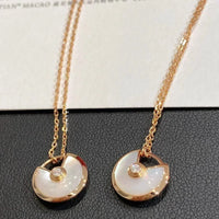[Polaidi Jewelry ]AMULETTE ROSE GOLD MOP NECKLACE