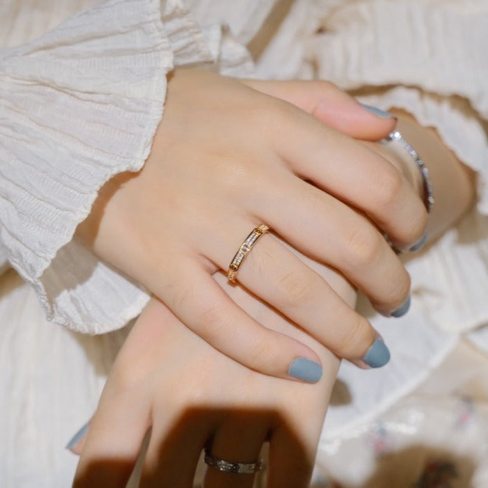 [Polaidi Jewelry]LOVE RING 2.65MM DIAMOND