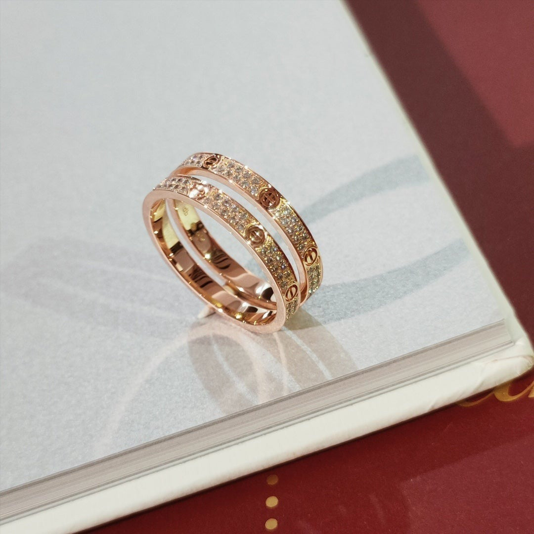 [：Polaidi Jewelry]LOVE RING 2.65MM DIAMOND