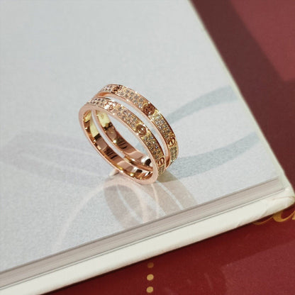 [Polaidi Jewelry]LOVE RING 2.65MM DIAMOND