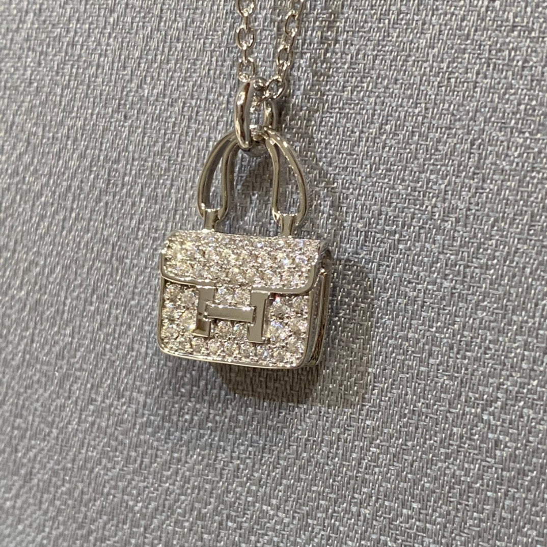[：Polaidi Jewelry]CONSTANCE PEDANT DIAMOND NECKLACE