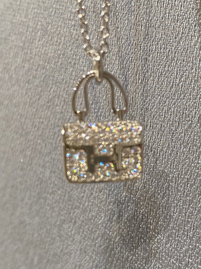 [：Polaidi Jewelry]CONSTANCE PEDANT DIAMOND NECKLACE