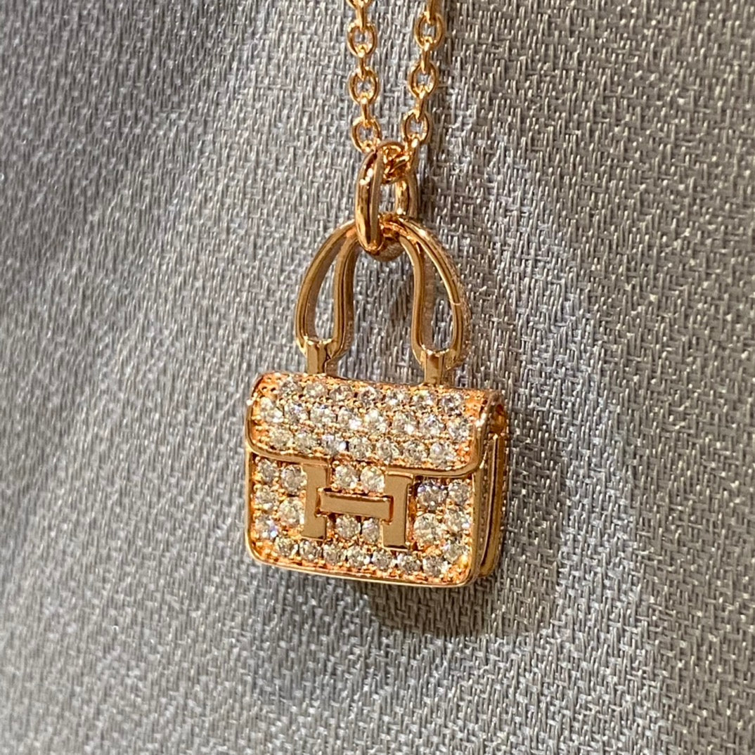 [：Polaidi Jewelry]CONSTANCE PEDANT DIAMOND NECKLACE