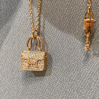 [Polaidi Jewelry]CONSTANCE PEDANT DIAMOND NECKLACE