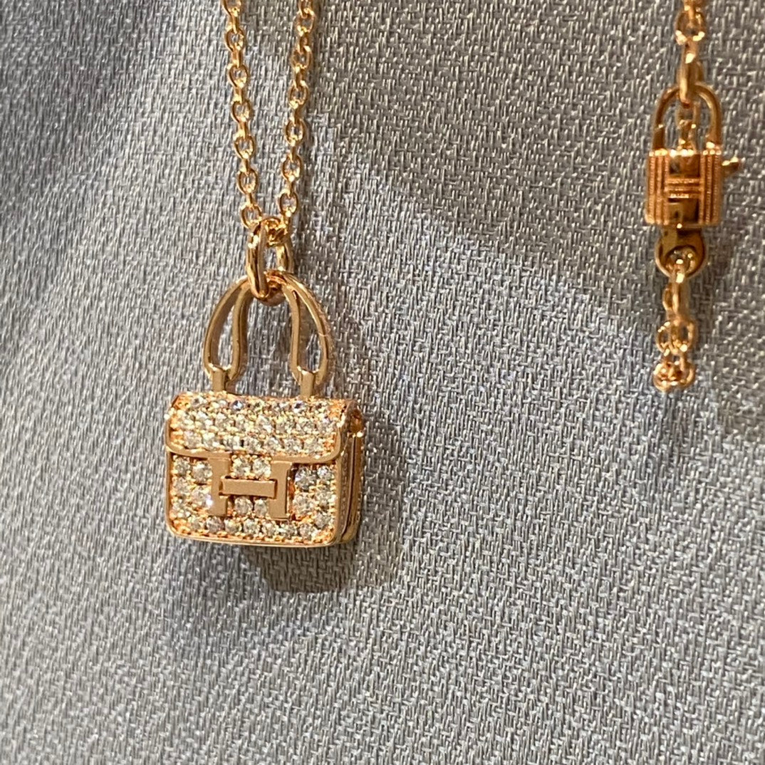 [：Polaidi Jewelry]CONSTANCE PEDANT DIAMOND NECKLACE