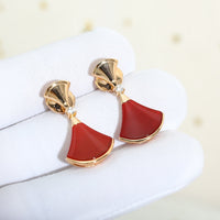 [Polaidi Jewelry ]DREAM Carnelian PINK GOLD EARRINGS