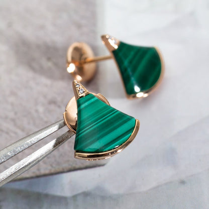 [Polaidi Jewelry]DIVAS DREAM EARRINGS PINK GOLD