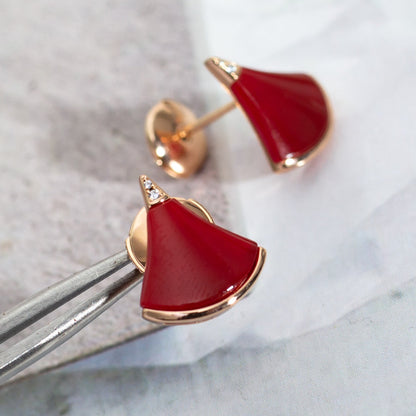[Polaidi Jewelry]DIVAS DREAM EARRINGS PINK GOLD