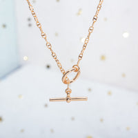 [Polaidi Jewelry ]ECHAPPEE NECKLACE PINK GOLD