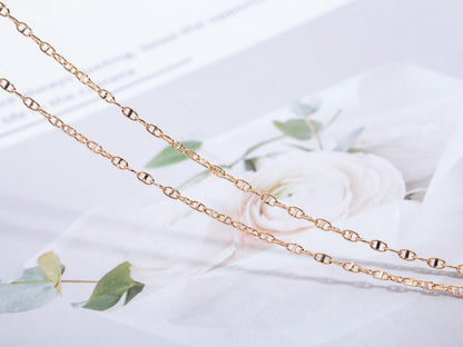 [Polaidi Jewelry]ECHAPPEE NECKLACE PINK GOLD