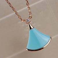 [Polaidi Jewelry ]DREAM NECKLACE TURQUOISE PINK GOLD