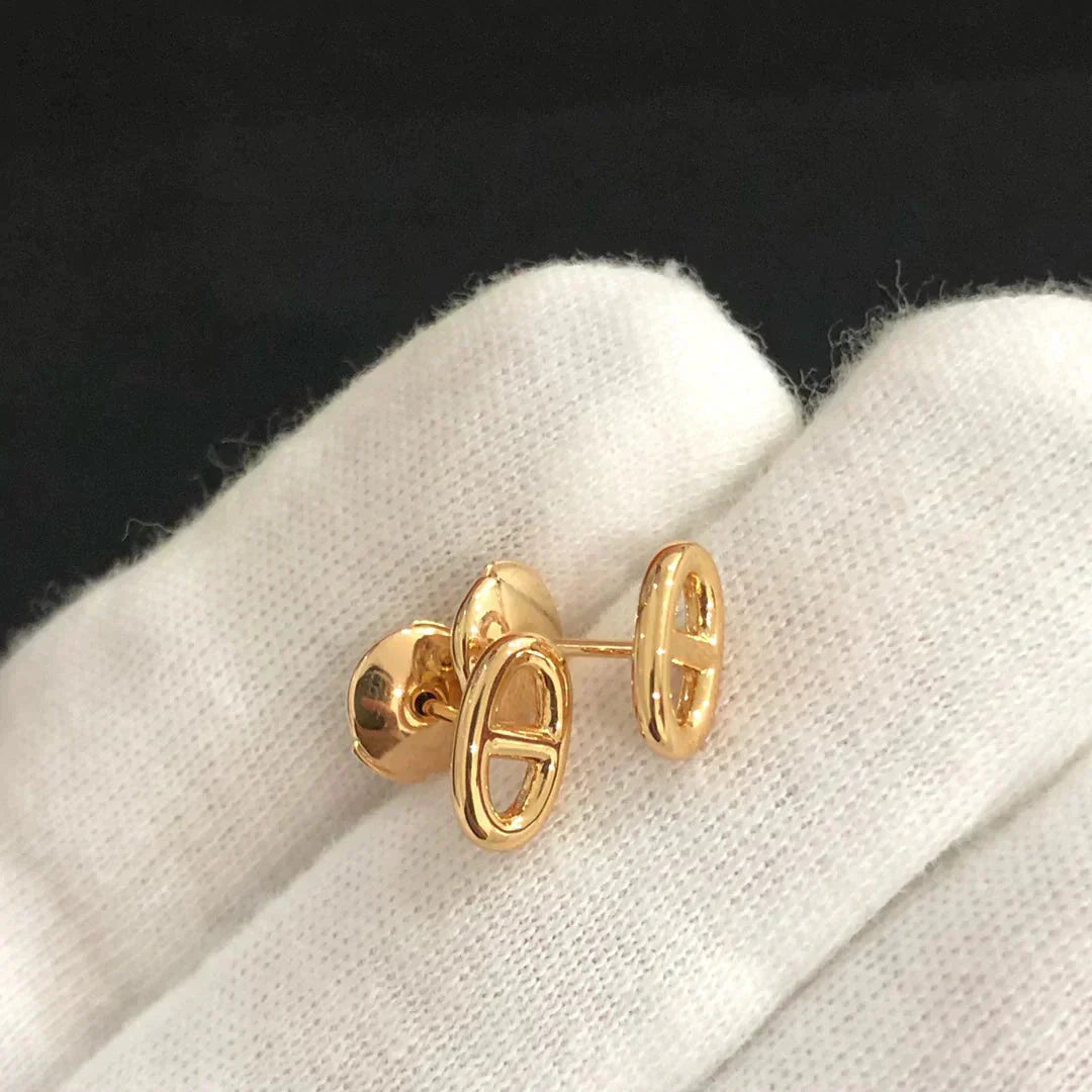 [：Polaidi Jewelry]CHAINE SMALL EARRINGS GOLD AND SILVER
